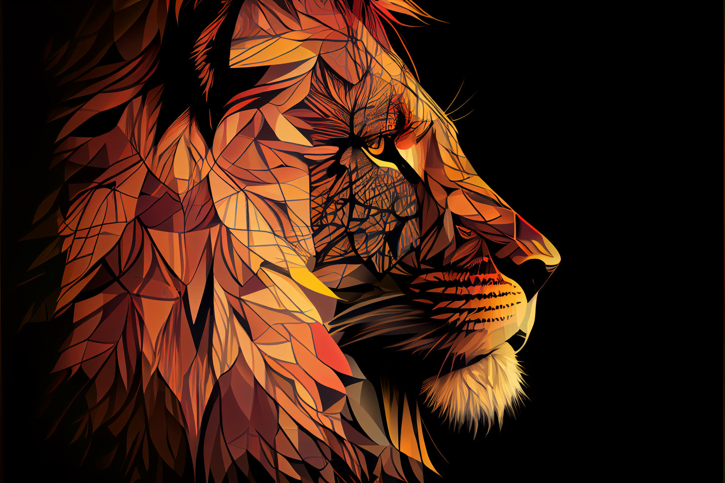 Majestic Flame - Tablou Canvas