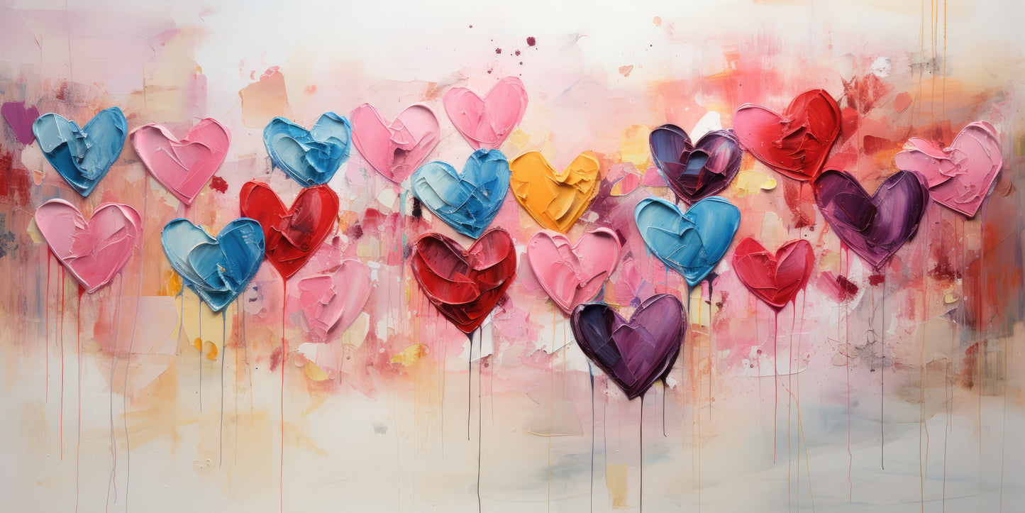 Love in Colors - Tablou Canvas