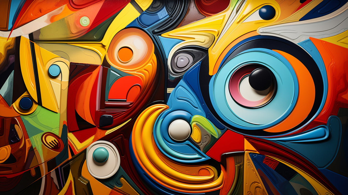 Abstract Vision - Tablou Canvas Abstract