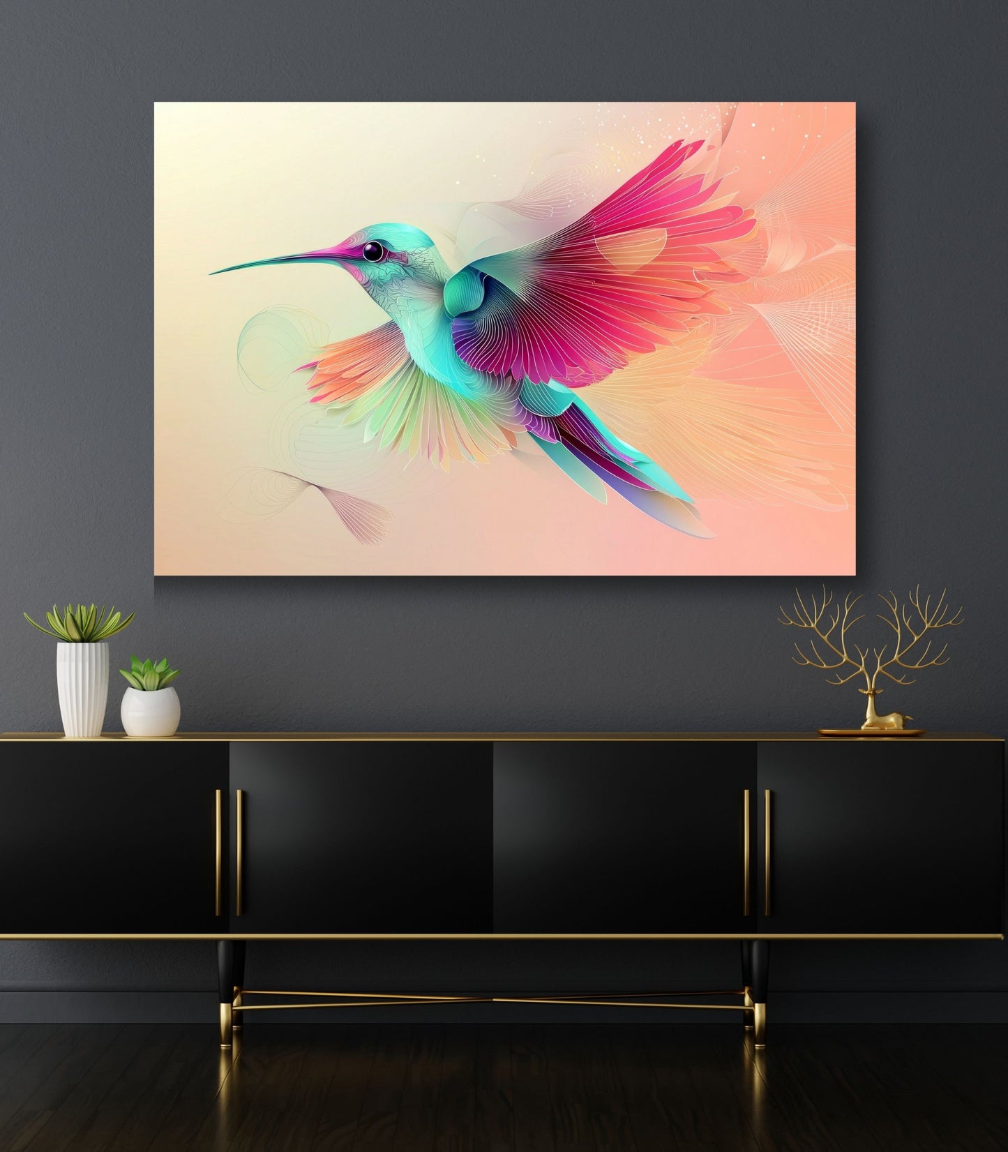 Wings of Light - Tablou Canvas Abstract