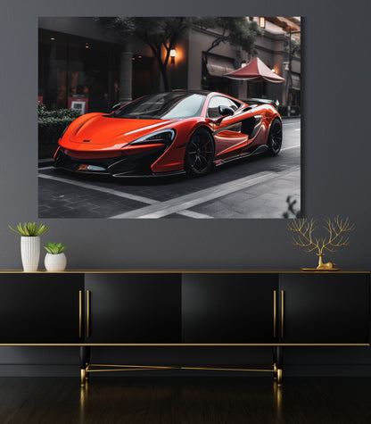 Urban Speed - Tablou Canvas pentru Pasionații Auto