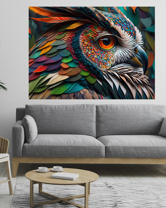 Mystic Owl - Tablou Canvas Premium