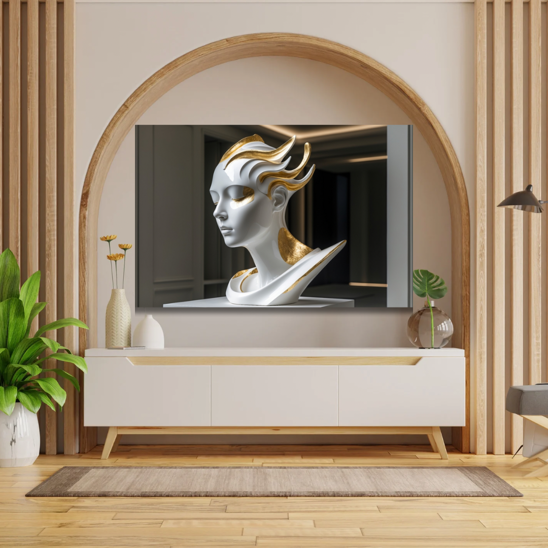 Golden Muse - Tablou Canvas Premium