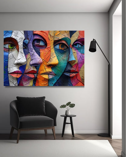 Faces of Emotion - Tablou Canvas Premium