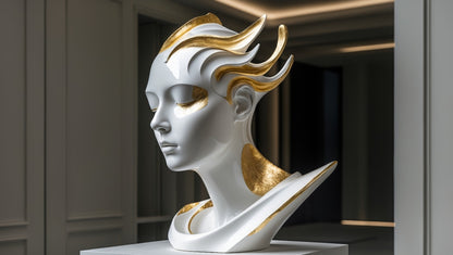 Golden Muse - Tablou Canvas Premium