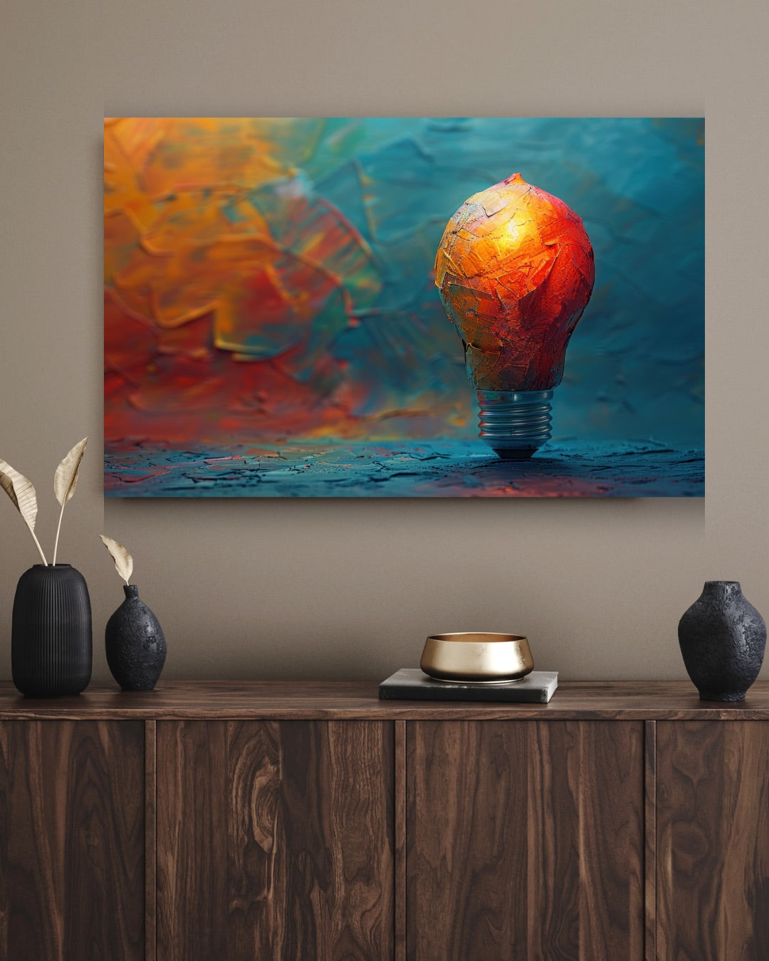 Creative Spark - Tablou Canvas Abstract