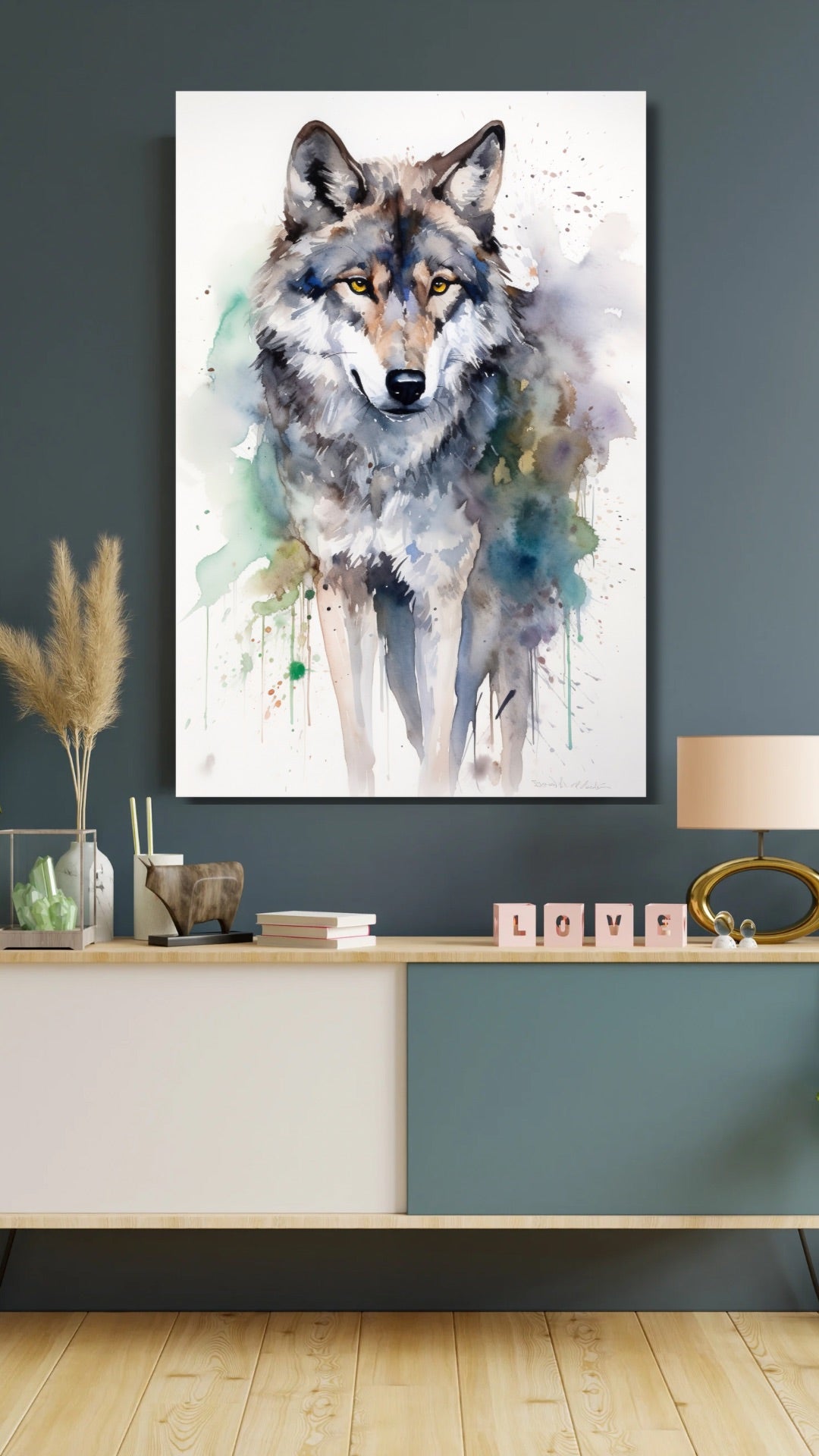 Spirit of the Wolf - Tablou Canvas