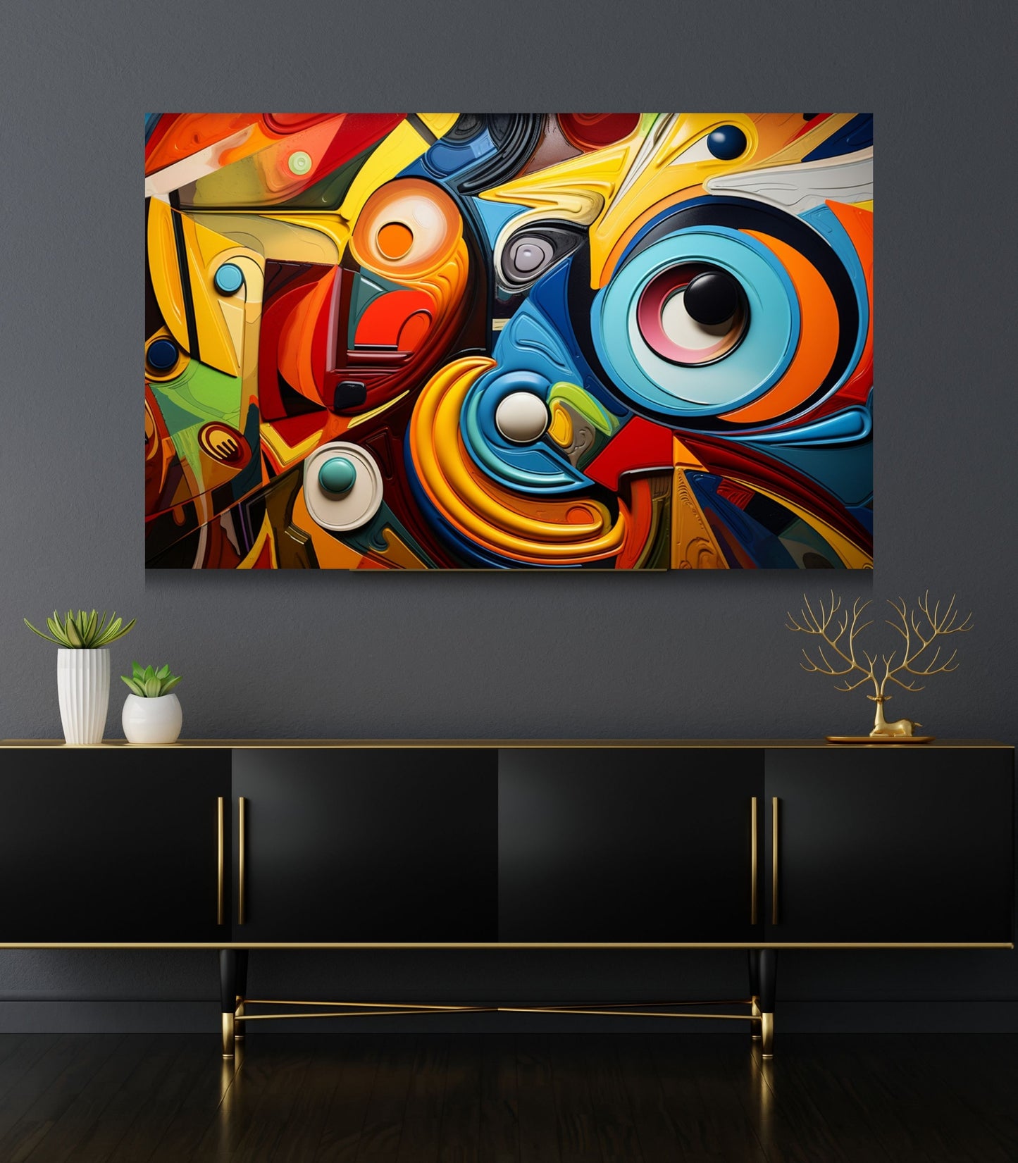 Abstract Vision - Tablou Canvas Abstract