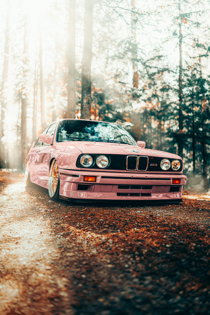 Pink Legend - Tablou Canvas Editia BMW - WallMood