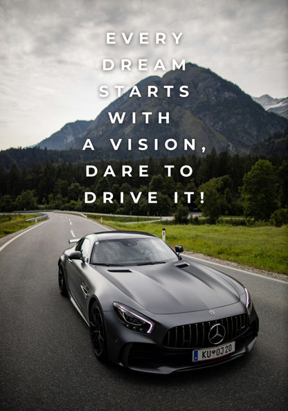 Vision in Motion – Mercedes AMG GT - WallMood