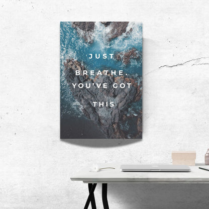 Breathe – Calm in the Chaos Tablou Canvas - WallMood