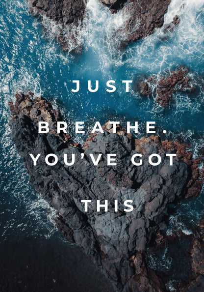 Breathe – Calm in the Chaos Tablou Canvas - WallMood