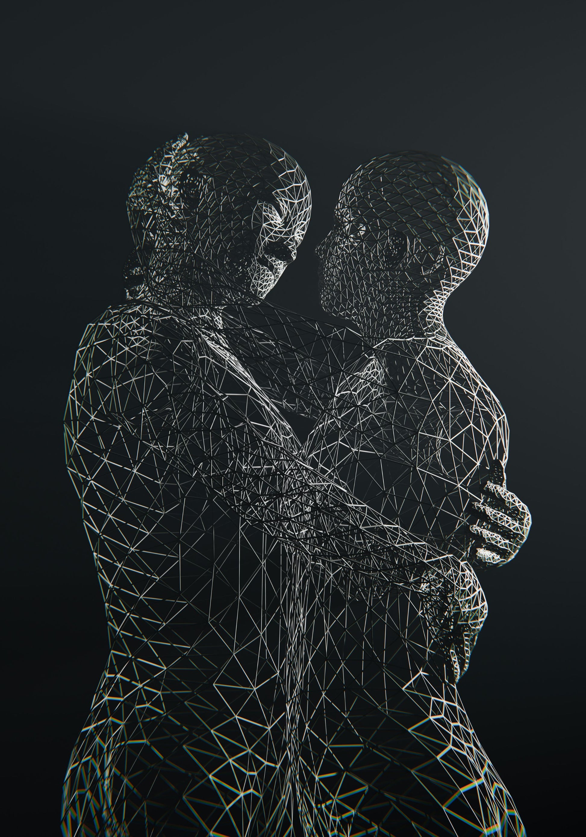 Together - Tablou Canvas pentru cupluri - WallMood