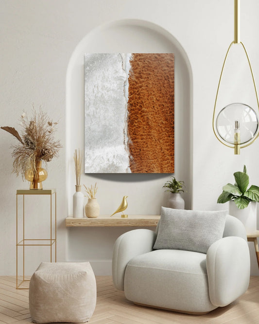 Elements Divide – Abstract Nature Canvas - WallMood