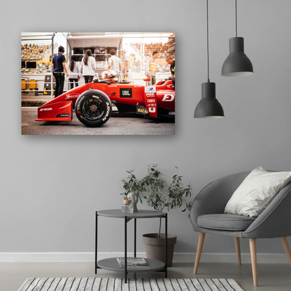 Silence Before Speed - Tablou Canvas F1 - WallMood