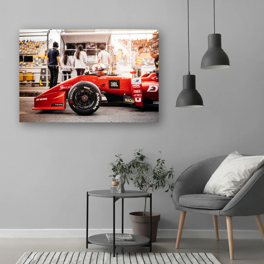 Silence Before Speed - Tablou Canvas F1 - WallMood
