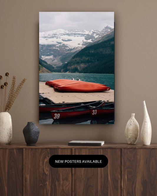 Still Waters, Wild Peaks - Tablou Canvas Premium - WallMood