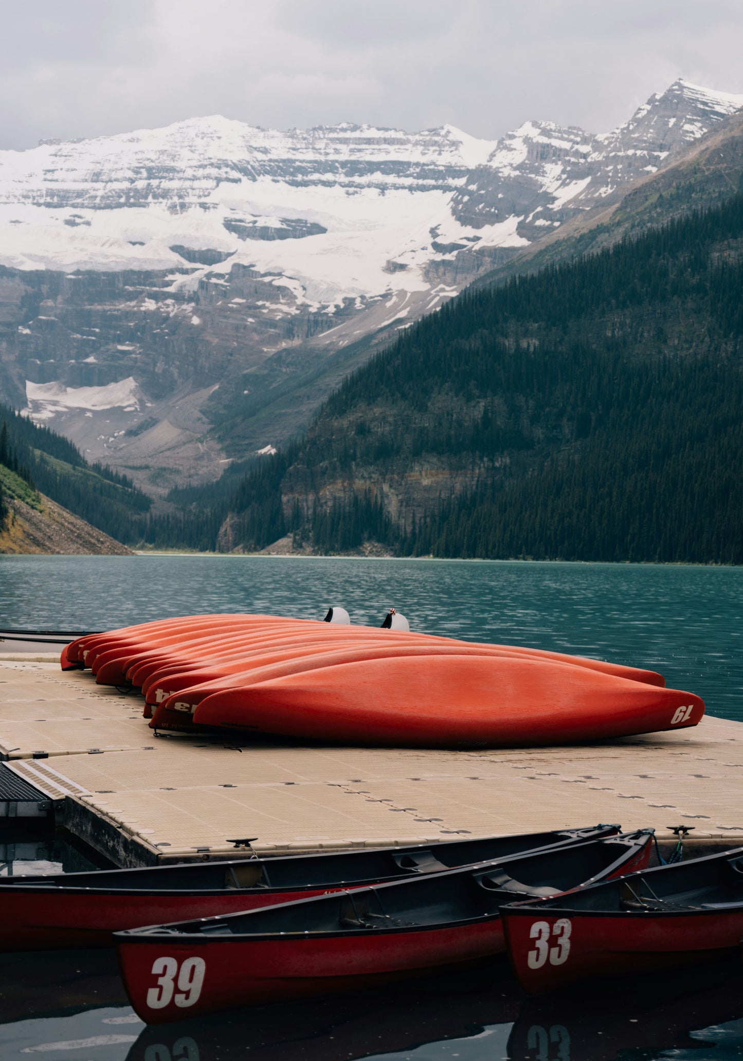 Still Waters, Wild Peaks - Tablou Canvas Premium - WallMood