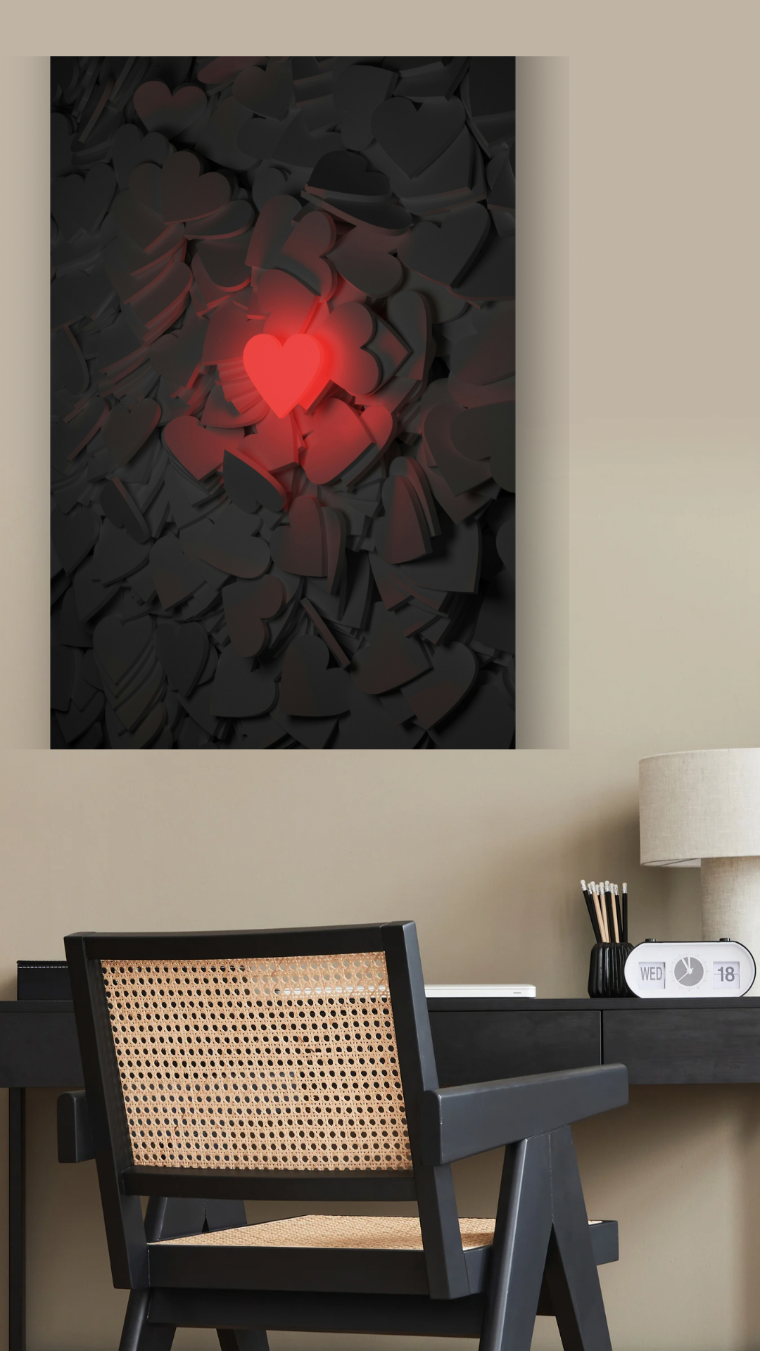 Heartbeat in the Shadows
- Tablou Canvas - WallMood