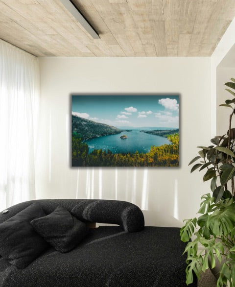 Forest Lake Canvas Print – Chill Nature Vibes - WallMood