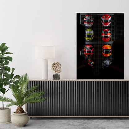 Racing Helmets Collection - WallMood