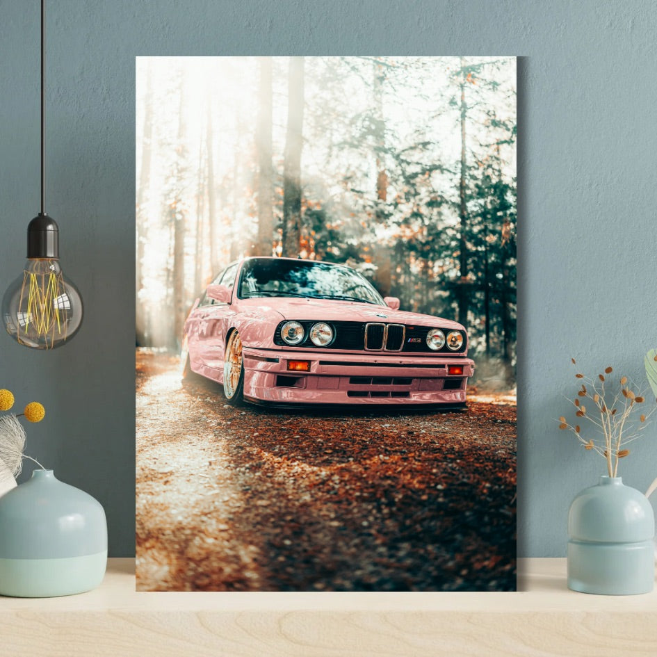 Pink Legend - Tablou Canvas Editia BMW - WallMood