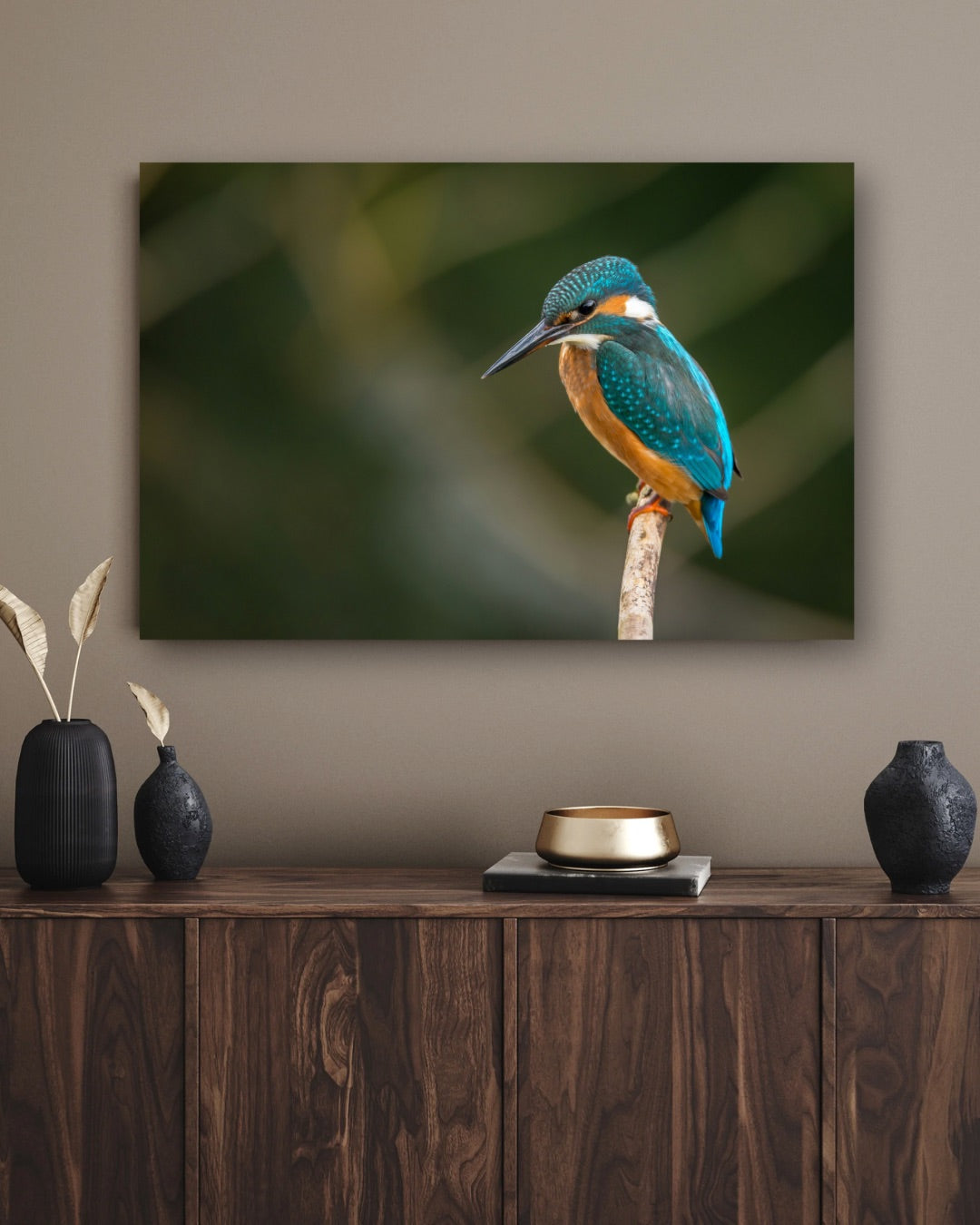 Emerald Hunter - Tablou Canvas Premium - WallMood