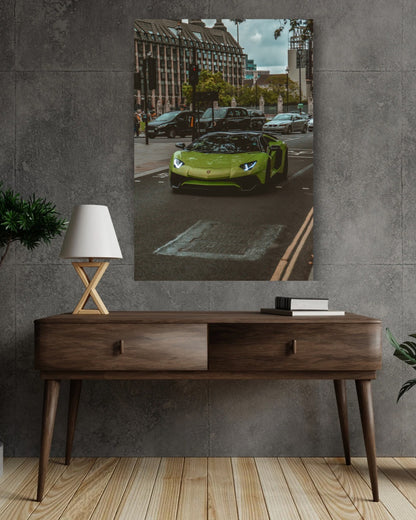 Aventador in the Urban Jungle - Tablou Canvas - WallMood