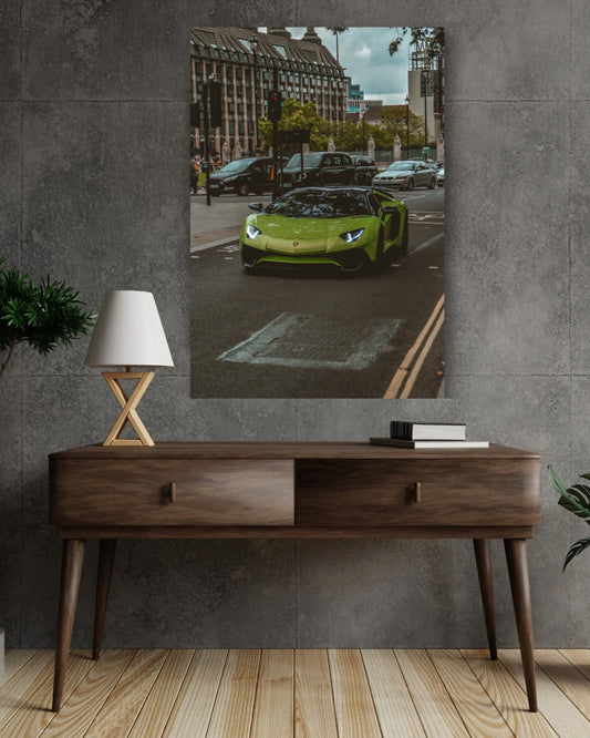 Aventador in the Urban Jungle - Tablou Canvas - WallMood