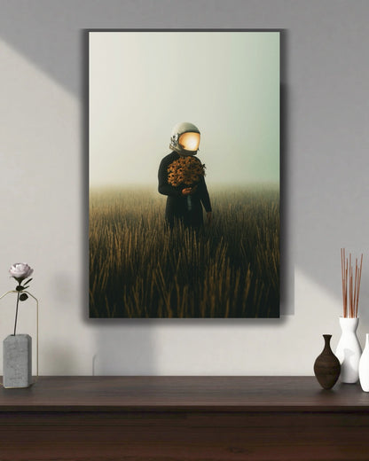 Cosmic Bloom - Tablou Canvas - WallMood