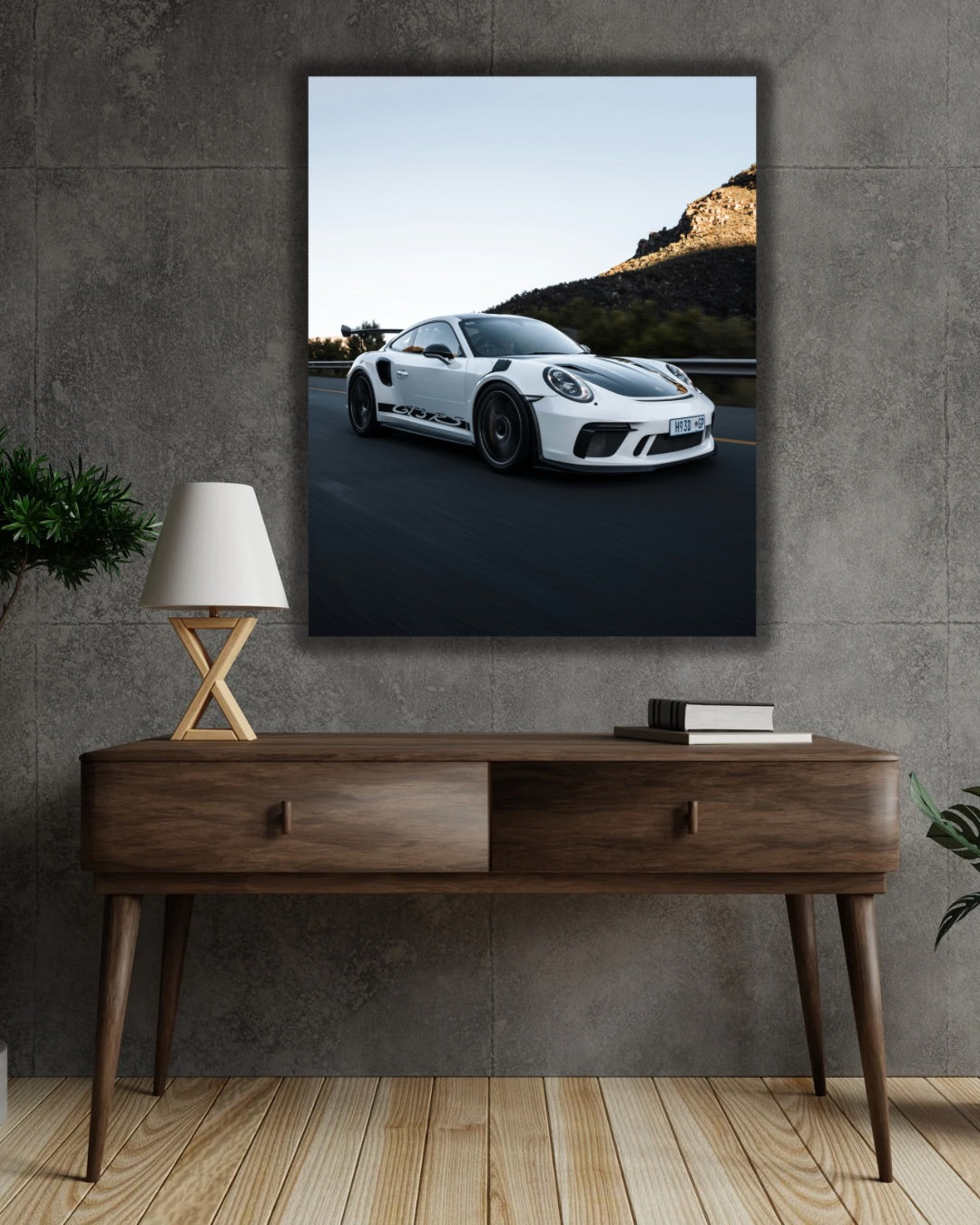 Speed in Motion - Tablou Canvas Porsche - WallMood