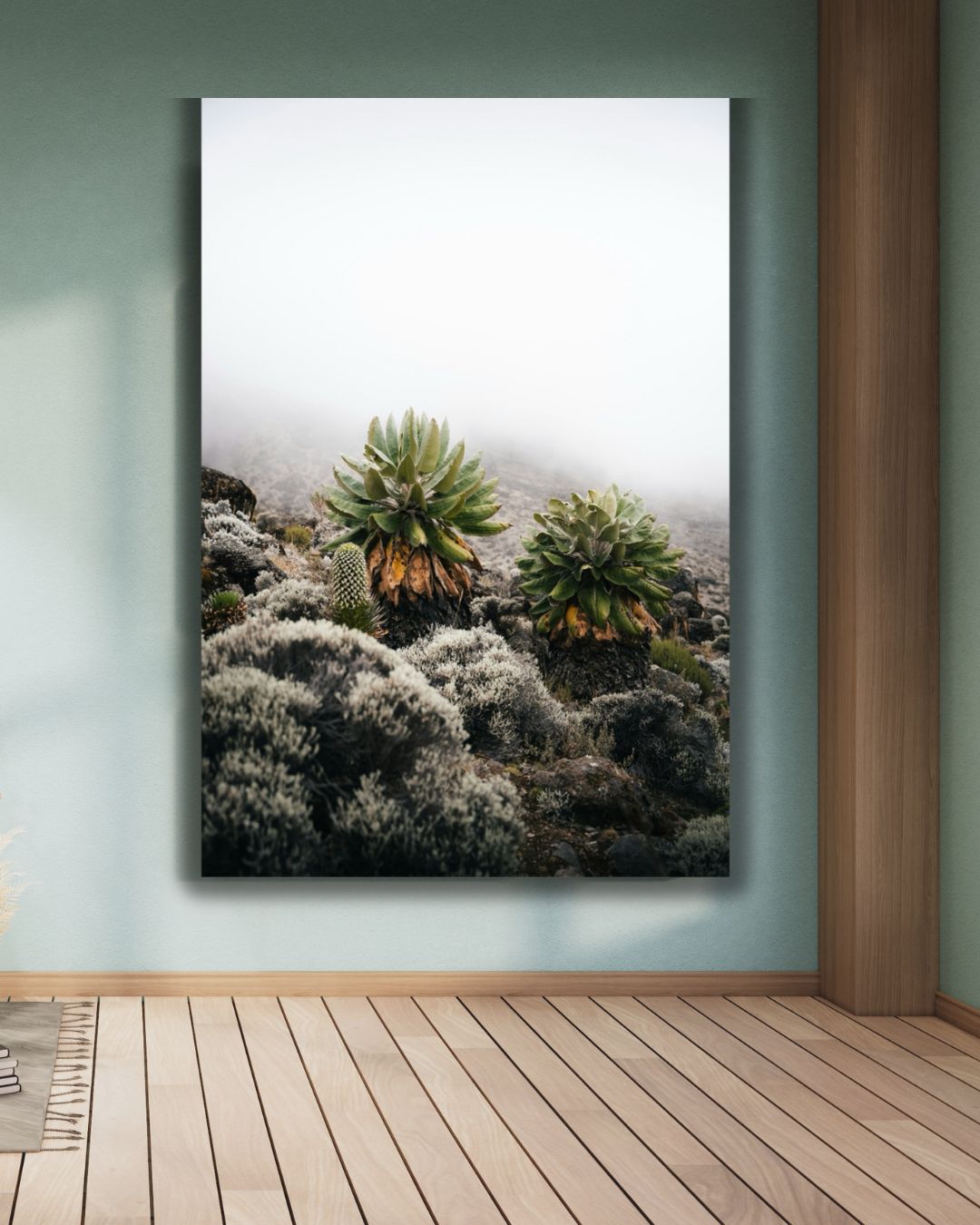 Misty Giants - Tablou Canvas Peisaj Natură - WallMood