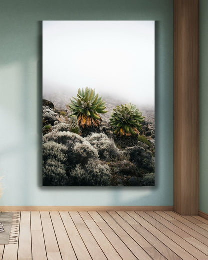 Misty Giants - Tablou Canvas Peisaj Natură - WallMood