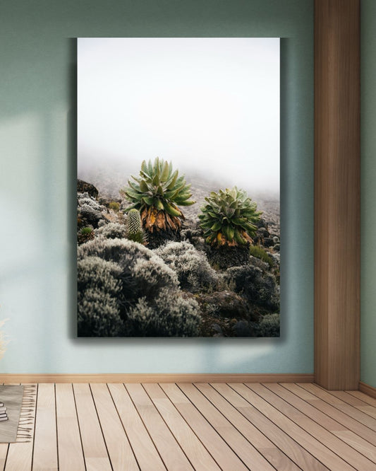 Misty Giants - Tablou Canvas Peisaj Natură - WallMood