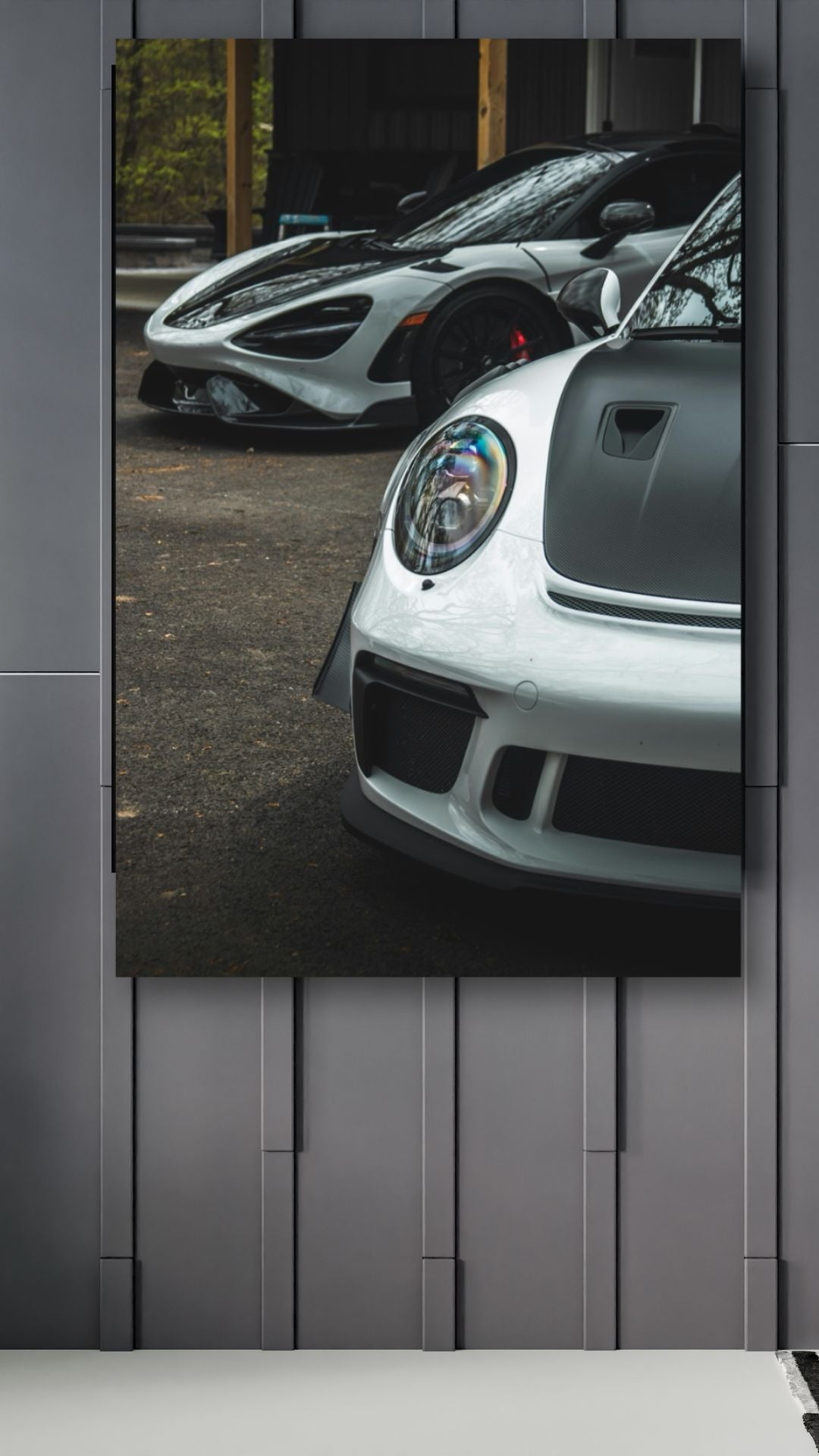 Supercar Icons - Porche X McLaren Tablou Canvas Premium - WallMood