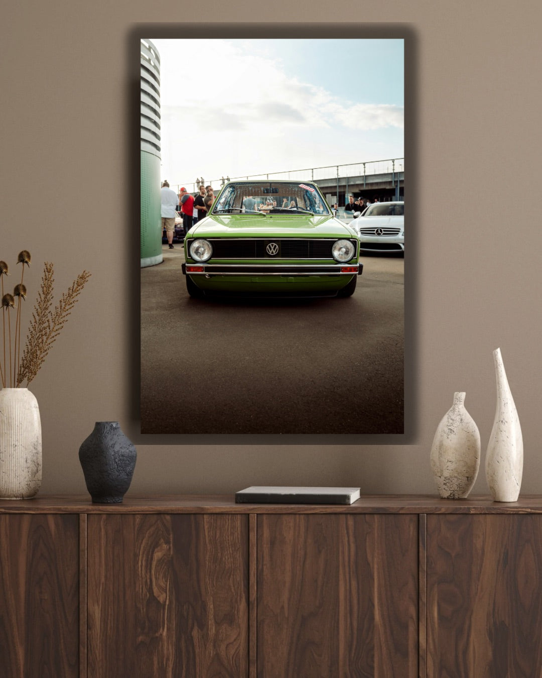 Green Legend - Tablou Canvas Pasionați Auto