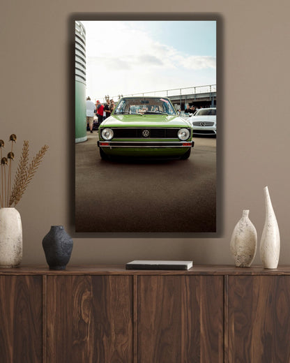 Green Legend - Tablou Canvas Pasionați Auto