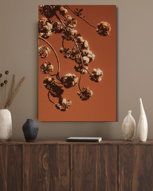 Crimson Blossoms - Tablou Canvas