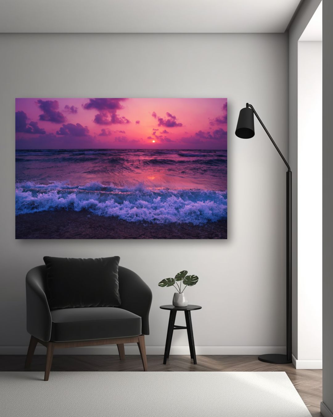 Waves of Twilight - Tablou Canvas