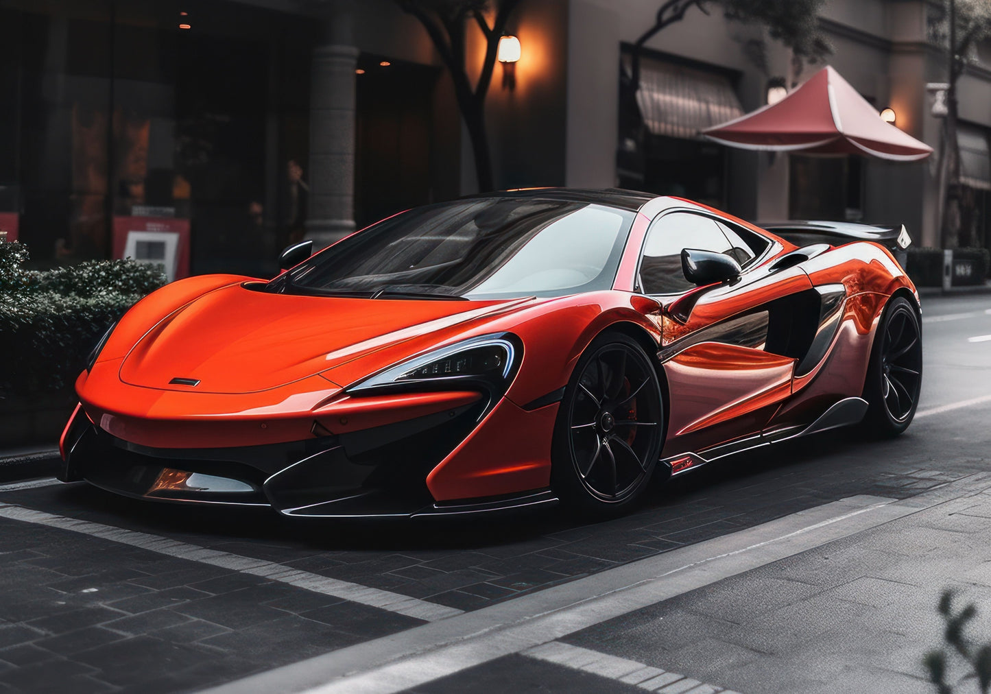 Urban Speed - Tablou Canvas pentru Pasionații Auto