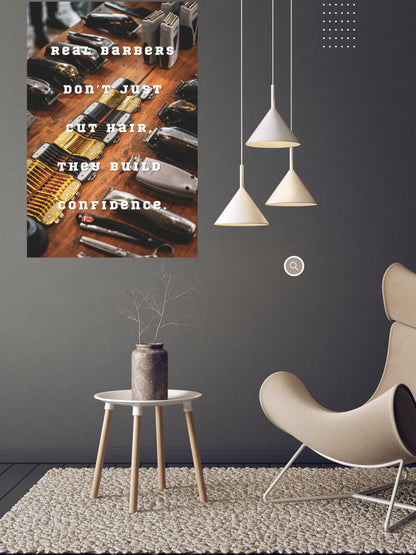 Respect the Craft  - Tablou Canvas Motivațional pentru Frizeri